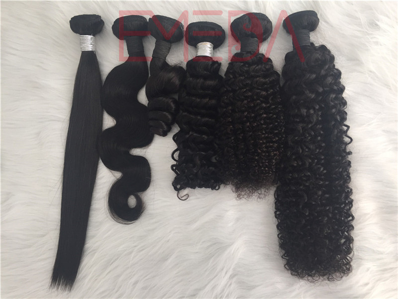 Human hair  factory wholesale best  grade cheap Loose wave hair bundles YL249